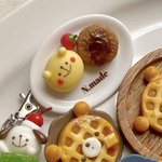 【N.petit】お子様ランチプレート🐻🍽🍅ブローチ