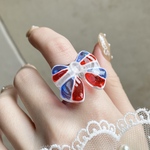 〜夢ガラス❤️🤍💙リング〜