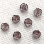 穏やかに咲く　チェコビーズ　8mm　8個