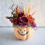 大きなかぼちゃ頭のハロウィンアレンジ