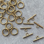  在庫処分〔2個〕ステンレス　マンテル　ゴールド　シンプル