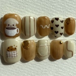 【no.30】コーヒーとわんこ。チョコチップクッキーのおやつ。