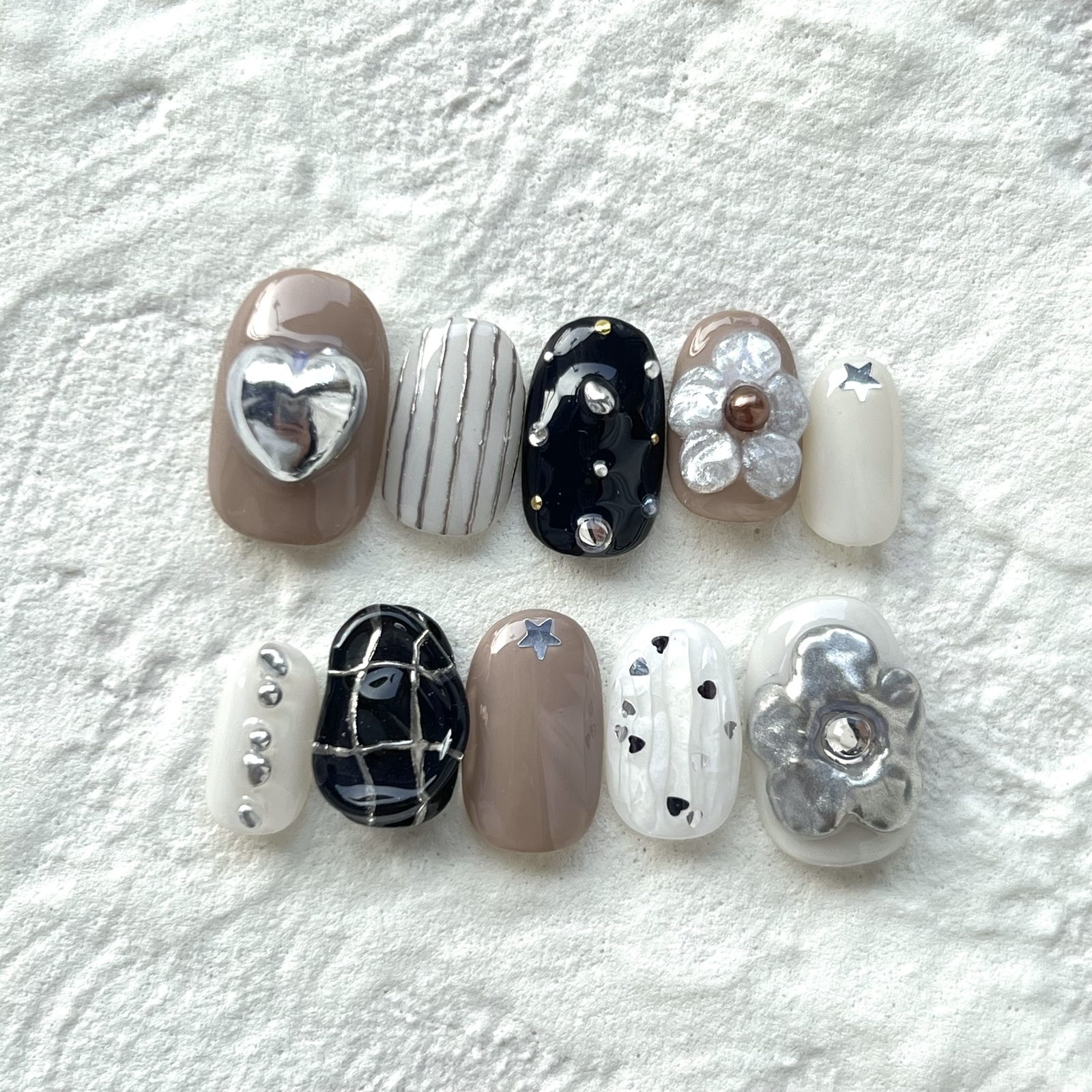 ネイルチップ【サイズオーダー】No.23 - muscarinail | minne byGMO