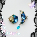 ♥再再再々販♥Ash suffer Princess(灰被り姫)イヤーカフセット スワロフスキーホワイトオパール