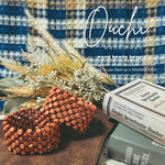 wood beads bangle（ブラウン）