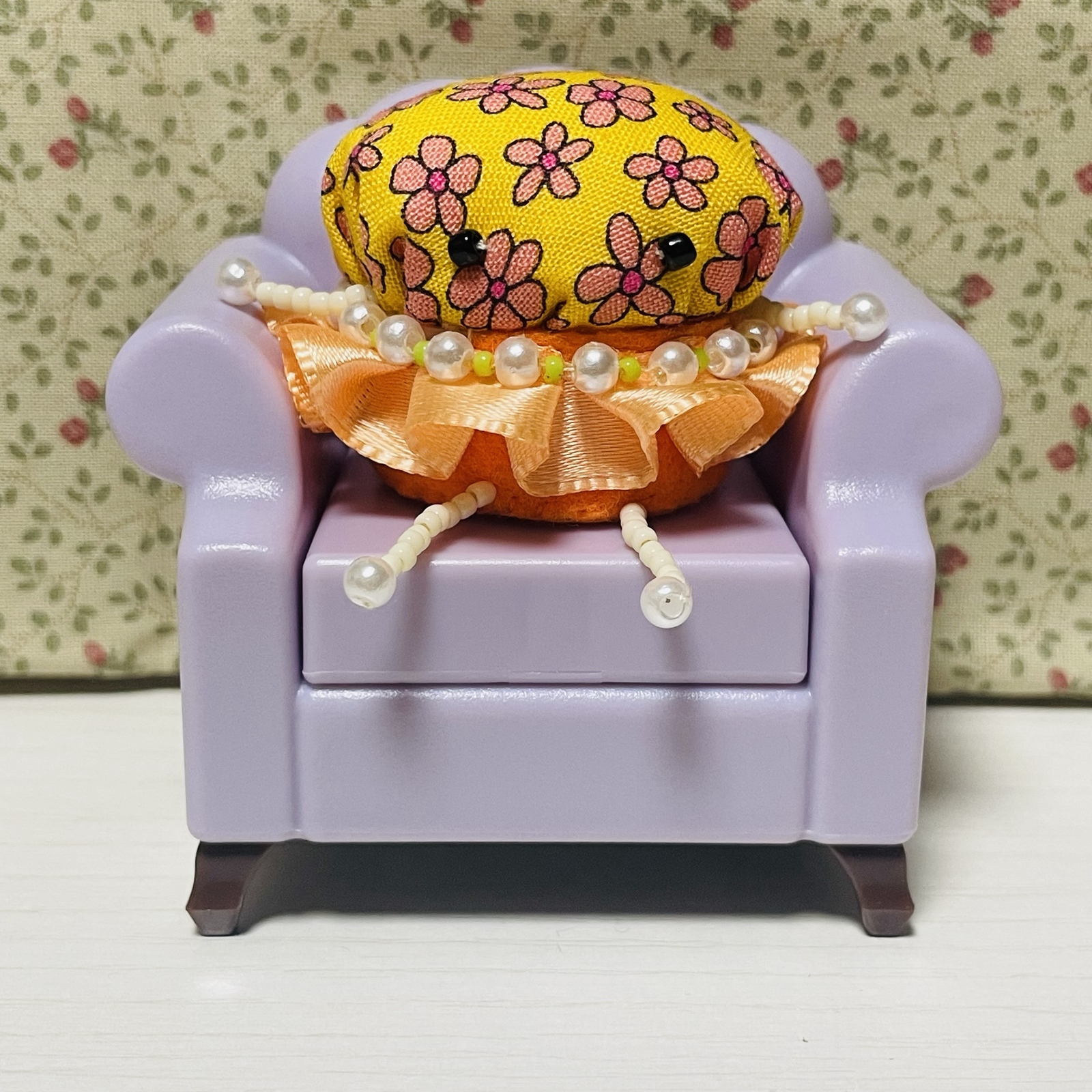 ピンクッション 針刺し人形 「エリーヌちゃん」 - 虹色はんず | minne
