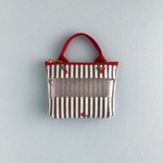 窓付きミニポーチ（Ｌサイズ）＊レッド