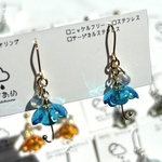 【再販】お花の傘 ピアス/イヤリング