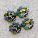 ナチュラル花リースピアス/イヤリング　