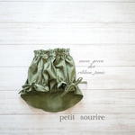 moss  green_リボンチュニック