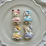 New!🕊️シルバニアファミリー❁手編みの赤ちゃんドレス 4colors❁着せ替え服　