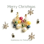 <再販>クリスマスのピアス(イヤリング)