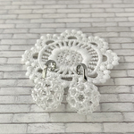 水晶＊＊イヤリング＊＊神聖幾何学フラーレン＊＊