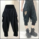 【mi-3n様専用ページ】ショートパンツ一体型サイドカットパンツ　ブラック