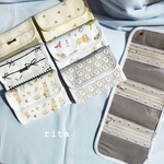 3×3折りたたみポーチ꩜ 𖣠 𖦹 ▹▸3つ折り/3ポケット  ▹▸ビニールポーチ  ▹▸小物入れ  ▹▸全6柄