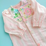 size50～70cm 🍼ツーウェイオール🍼 ふんわり ダブルガーゼ ギフトボックス🎁対応 プレゼント 出産祝いピンク 22fabric 退院着 ベビー服 