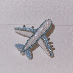 《専用ページ》キラキラ飛行機のブローチ　5点