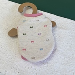 《仕上がり品》わんこ服4Sパピーのリボン🎀刺繍柄タンク