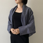 兵児帯リメイクボレロ　紺