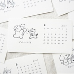 【hoccori calendar(土台無し)】カレンダー2026年 卓上カレンダー