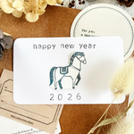 消しゴムはんこ*•°馬🐎午年.*