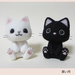 ｎ様専用：白猫ちゃん＆黒猫ちゃん