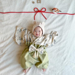 ベビー袴　袴　サボンフィーユ　（ナチュラル）　　　お食い初め　百日祝い　初節句　お宮参り　100日祝い　出産祝い　ハーフバースデー　