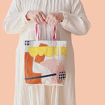 【 3日間限定20%OFF！6/28（金）12:00〜7/1（月）12:00 】パステル×カタチのコラージュバッグ　【ミニバッグ ミニトート】