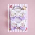 まいにちりぼん🎀ユニコーンドリームパープル🦄💜ミニサイズゴム
