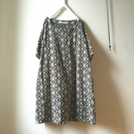 (再)ランプflower刺繍レース生地のワンピ