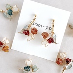 〈3色〉チューリップの花束ピアス