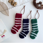 クリスマスオーナメント  靴下　赤　紺　緑　北欧  
