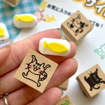 バンザイ猫ちゃん　はんこ