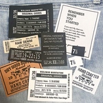 布タグ　革タグ10枚セット　デニムリメイクなどに♪Bタイプ