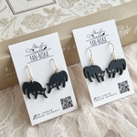 やんのか猫ちゃんのピアス/イヤリング