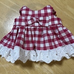 姫貴ちゃんのチェック柄ワンピ