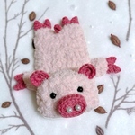 hiro9426様専用とんちゃんメガネケース🐷💕