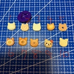 にゃんこ　ネコ　パン　ミニチュアフード　パン屋さん　粘土　型　シリコンモールド　スイーツ