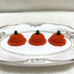 ふわもこパンプキン帽子（パンプキンオレンジ）