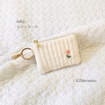 tulip コインケース　ヌビ　イブル　チューリップ　刺繍