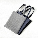 すっきりきれいめ大人のヌビバッグ【縦型ショルダートート】サブバッグ A4