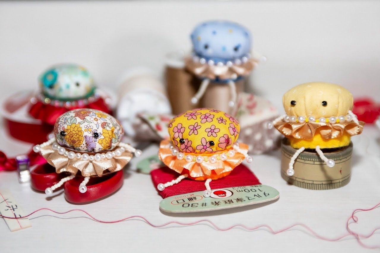 ピンクッション 針刺し人形 「エリーヌちゃん」 - 虹色はんず | minne