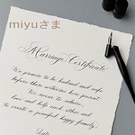 【結婚証明書】miyuさま