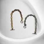 Aune bracelet - ユニセックスチェーン - サージカルステンレス チェーンネックレス シルバー ペア ペアネックレス ブレスレット ペアブレスレット つけっぱなし 重ね付け 