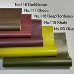 牛革 ロール No.120 Olive 100㎝×40㎝ 40デシ 本革  レザー小物 レザークラフト ハンドメイド