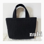 人気色♡nubi ヌビバッグ  ヌビ  トートバッグ イブル ブラック 韓国ヌビ 