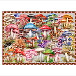 パーツ＊マッシュルーム＊きのこ＊コラージュペーパー＊柄違い＊4枚＊オリジナル