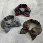 【犬用/aibo対応】リボンスタイ単品/レッドチェック/グレンチェック/迷彩