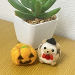 ハロウィンマスコット🎃ハリネズミぬいぐるみ🦔送料無料⭐︎