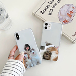 オリジナル写真プリント透明ソフトスマホケース｜名入れ対応 iPhoneケース オーダーメイド